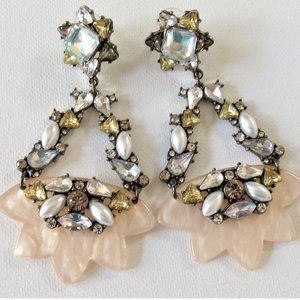 Glamourous Baublebar Ornate Rhinestone Drop Earrings
